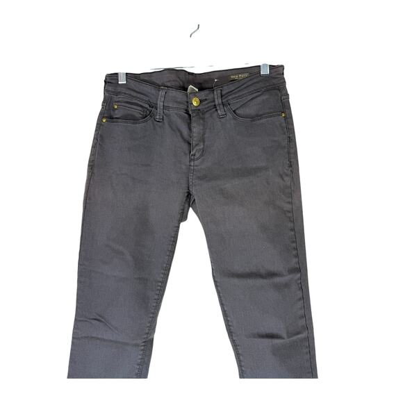 MNG Mango New Paty Skinny Gray To Ankle Casual Denim Jeans Pants Size 8 - Picture 3 of 10